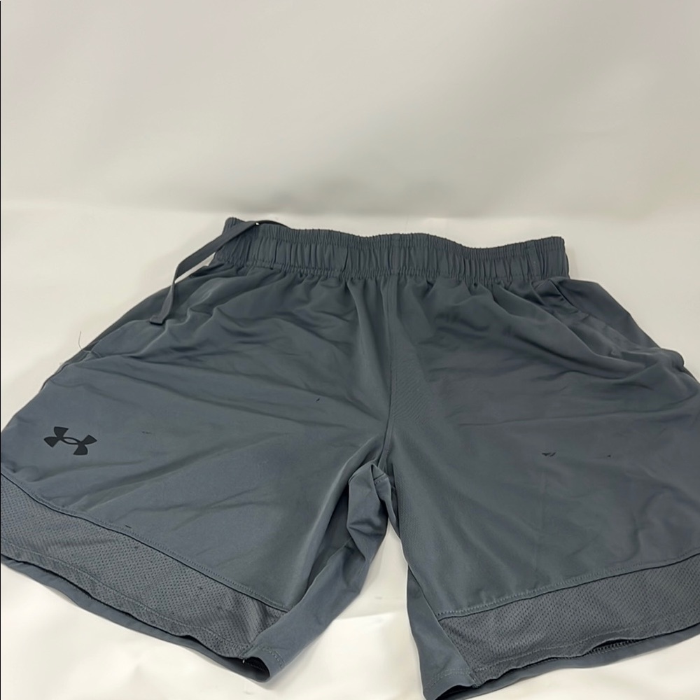 Under Armour Men's Charcoal Athletic Basketball Shorts